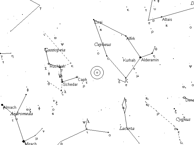 Caldwell Telrad finder Chart