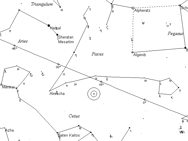 Caldwell Telrad finder Chart