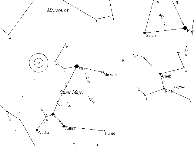 Caldwell Telrad finder Chart