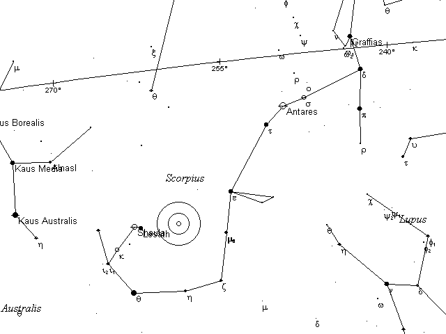 Caldwell Telrad finder Chart
