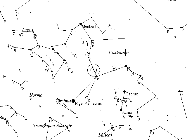 Caldwell Telrad finder Chart