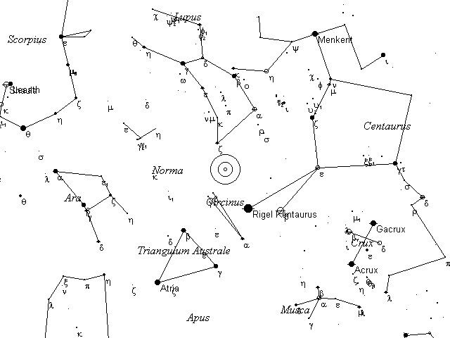 Caldwell Telrad finder Chart