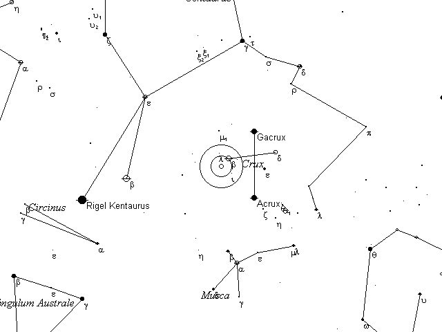 Caldwell Telrad finder Chart