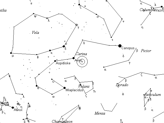 Caldwell Telrad finder Chart