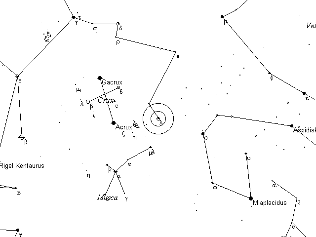 Caldwell Telrad finder Chart